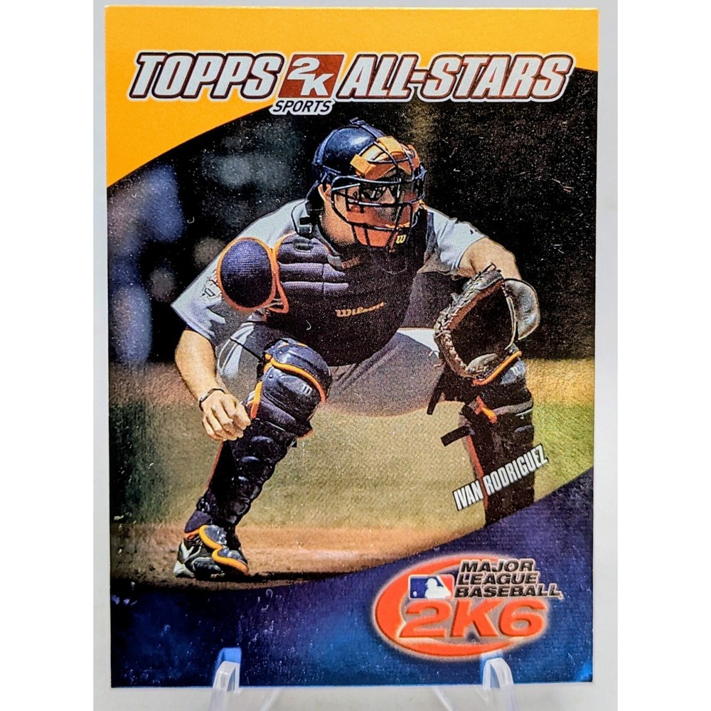 2006 Topps 2K Sports All Stars #6 Ivan Rodriguez Detroit Tigers